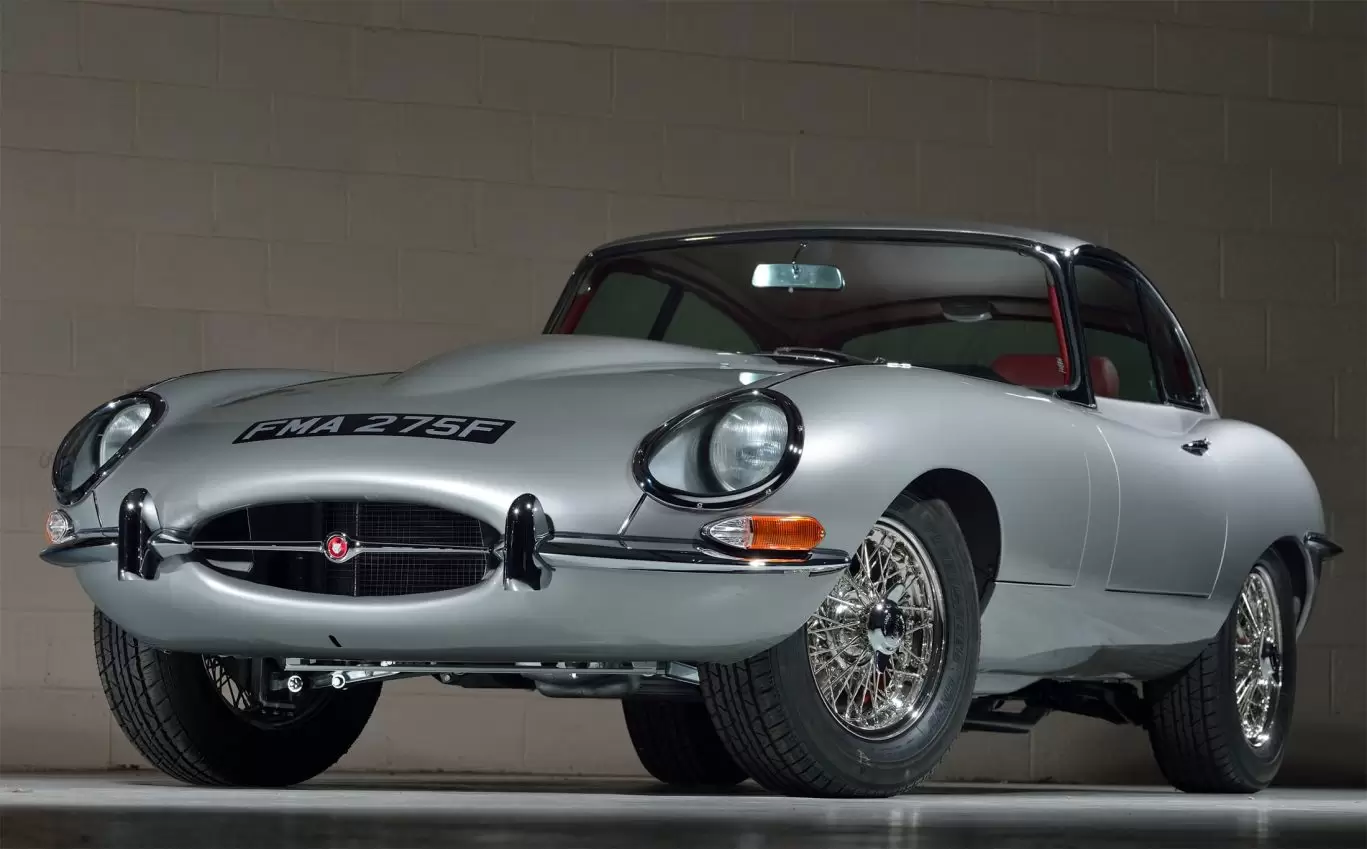 Silver Jaguar E Type S1 4.2 1967