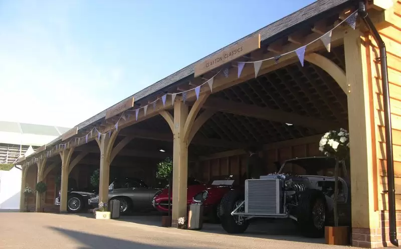 Cars covered at Clayton Classics stand