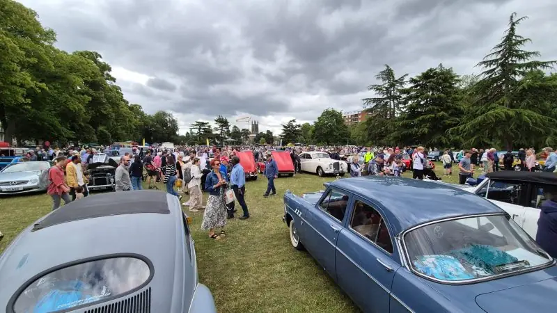 Cars at the Spa event in Leamington Spa 2025
