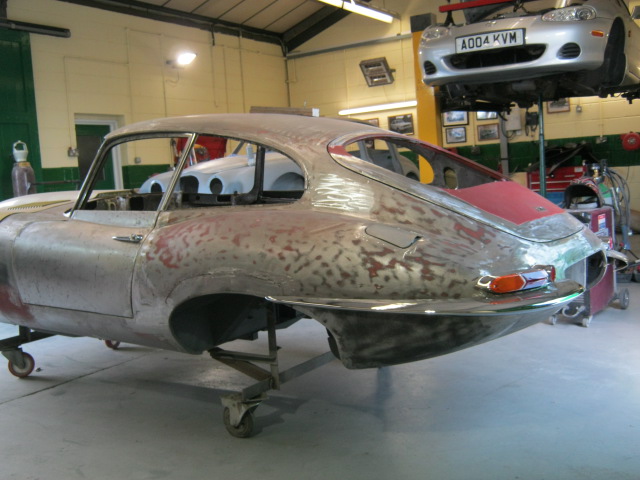 Classic car restorers, Clayton Classics, tackled a 1962 jaguar E-Type